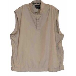 FJ FootJoy lightweight Golf Vest Men’s Large Perf.1/4 snap Pullover
